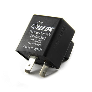 Relé de intermitentes 12V 2x 4x2,3W 3 terminales Guilera