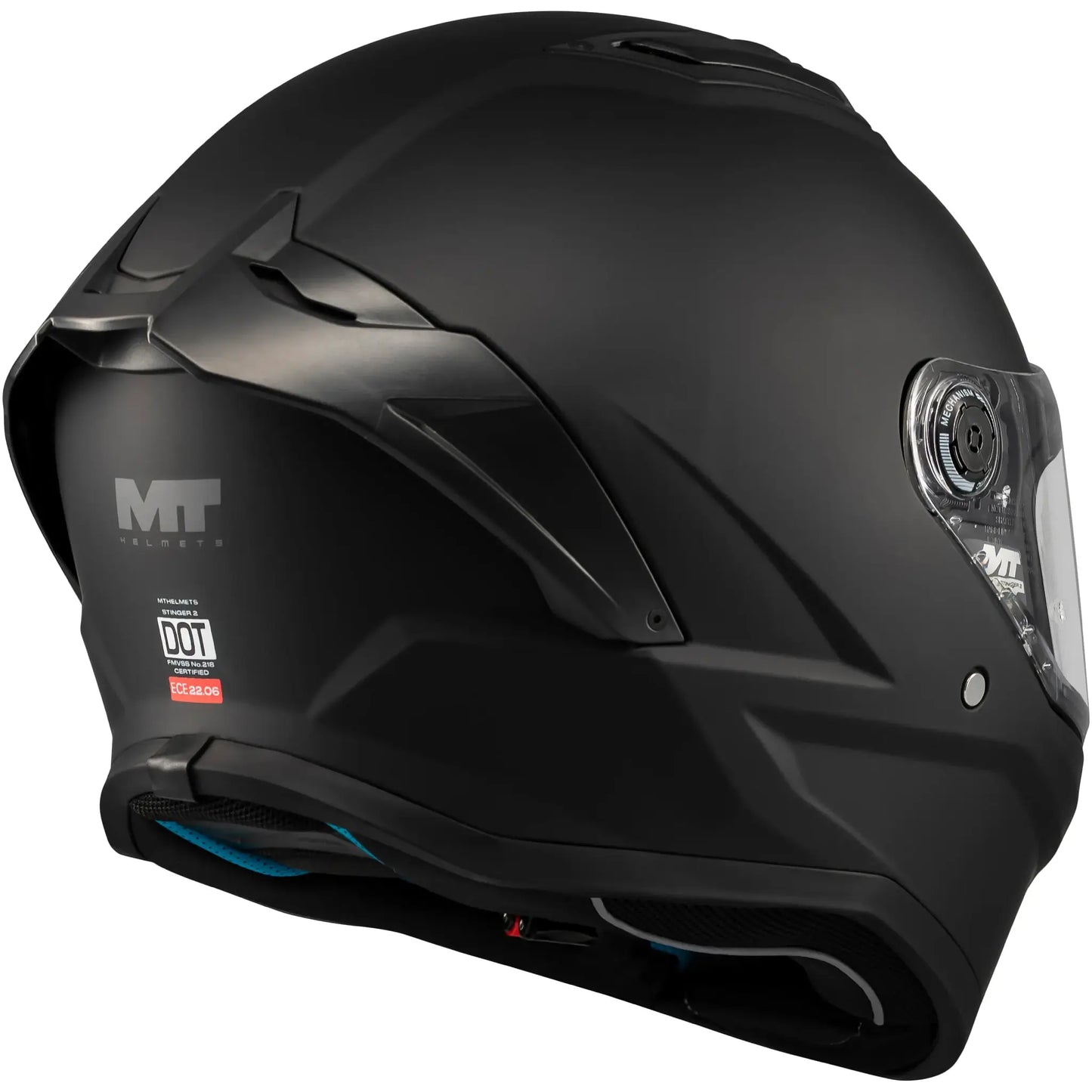 Casco MT Stinger 2 Pure A1 - Negro Mate