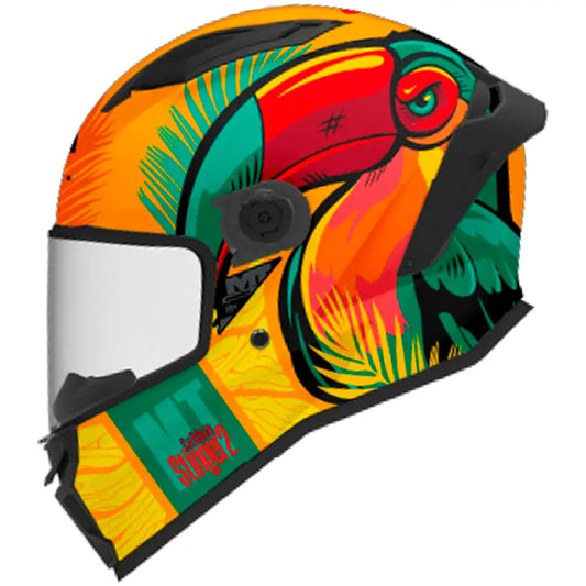 Casco MT Stinger 2 Caribbean C3 - Multicolor Brillo