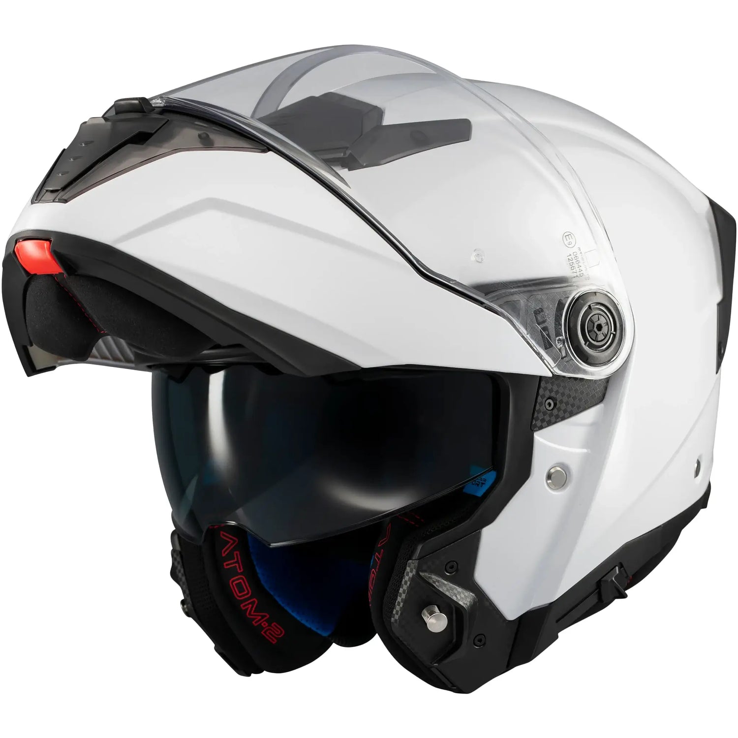 Casco MT Atom 2 SV Pure A0 - Blanco Brillo