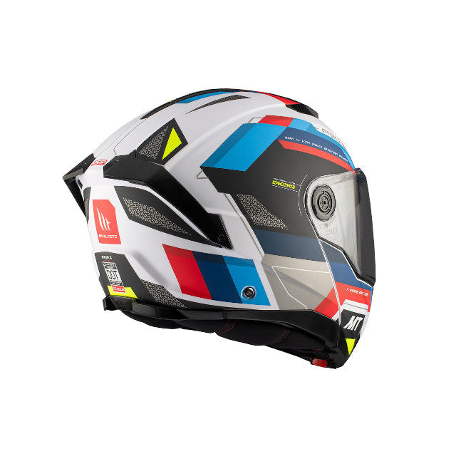 Casco modular MT Helmets Atom 2 SV Bast A0 negro/azul/blanco perla