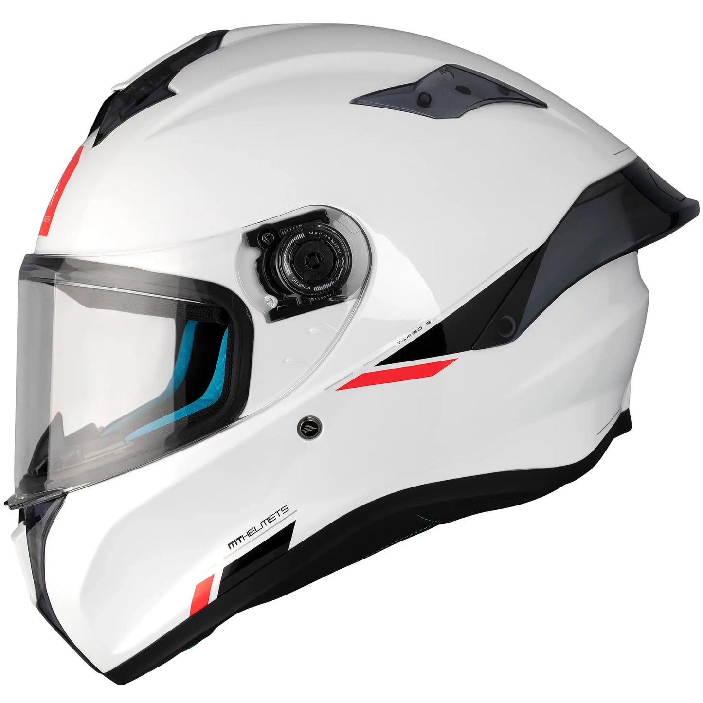 Casco MT Targo S Solid A0 - Blanco