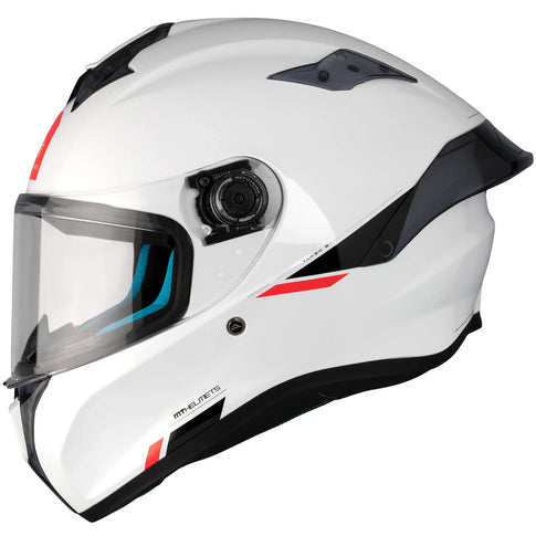 Casco MT Targo S Solid A0 - Blanco