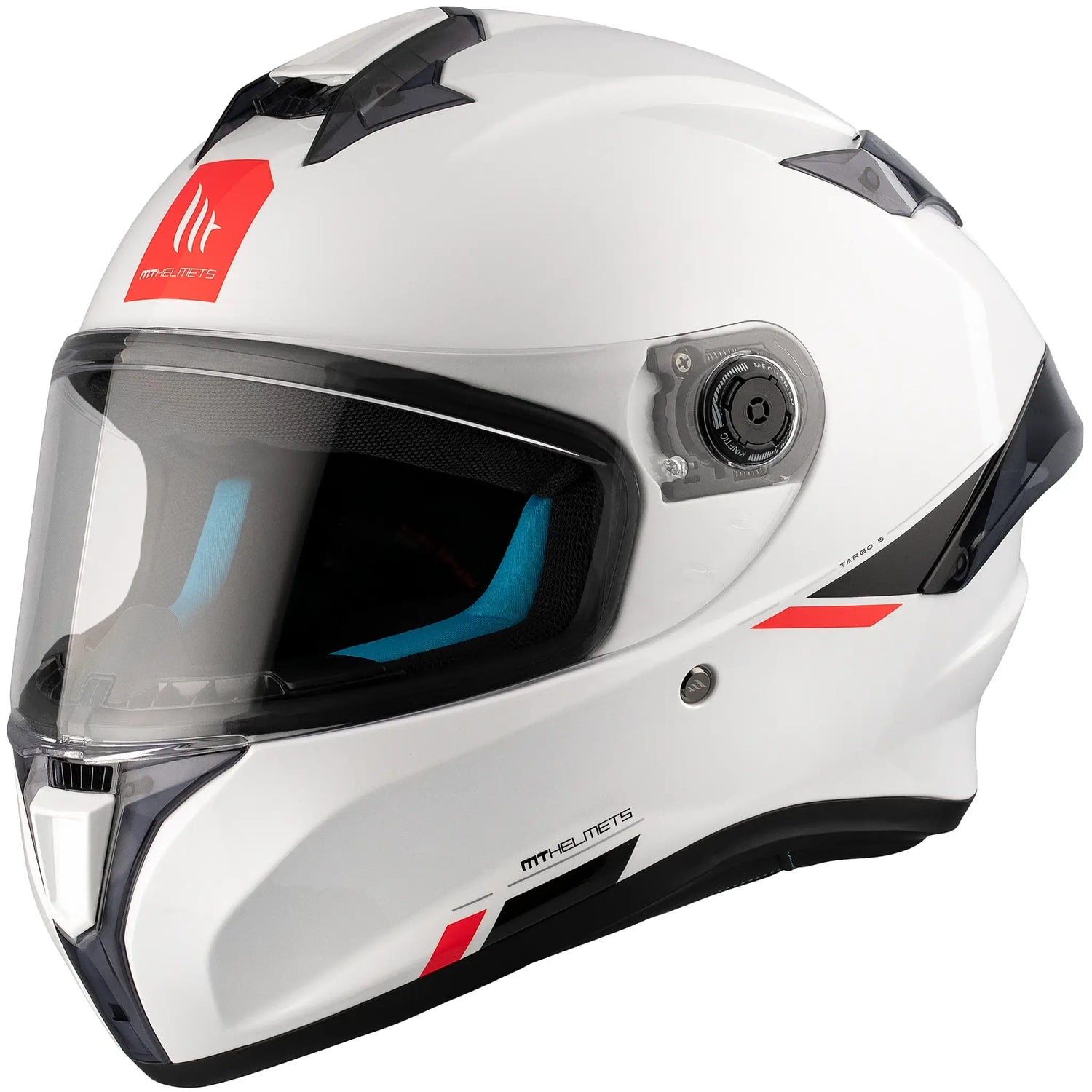 Casco MT Targo S Solid A0 - Blanco