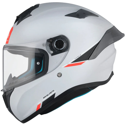 Casco MT Targo S Solid A12 - Gris Brillo