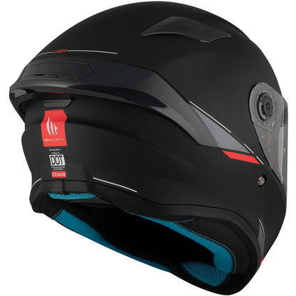 Casco MT Targo S Solid A1 - Negro Mate