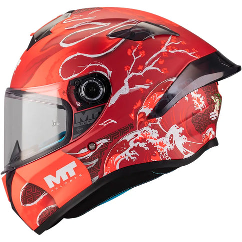 Casco MT Targo S Yamanaka 26 Season C5 - Rojo Mate