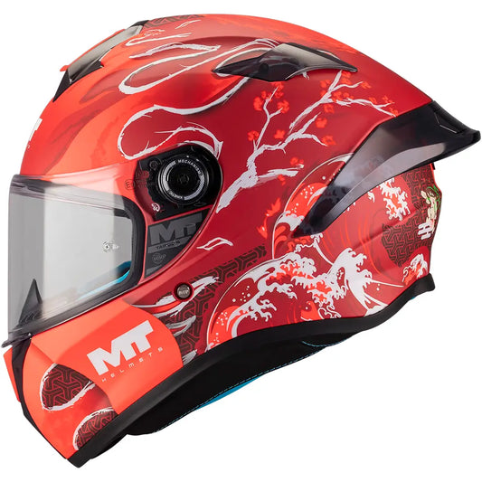 Casco MT Targo S Yamanaka 26 Season C5 - Rojo Mate