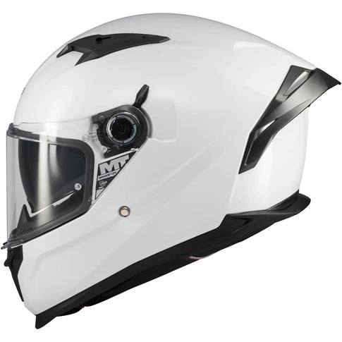 Casco MT Braker SV Pure A0 - Blanco Brillo