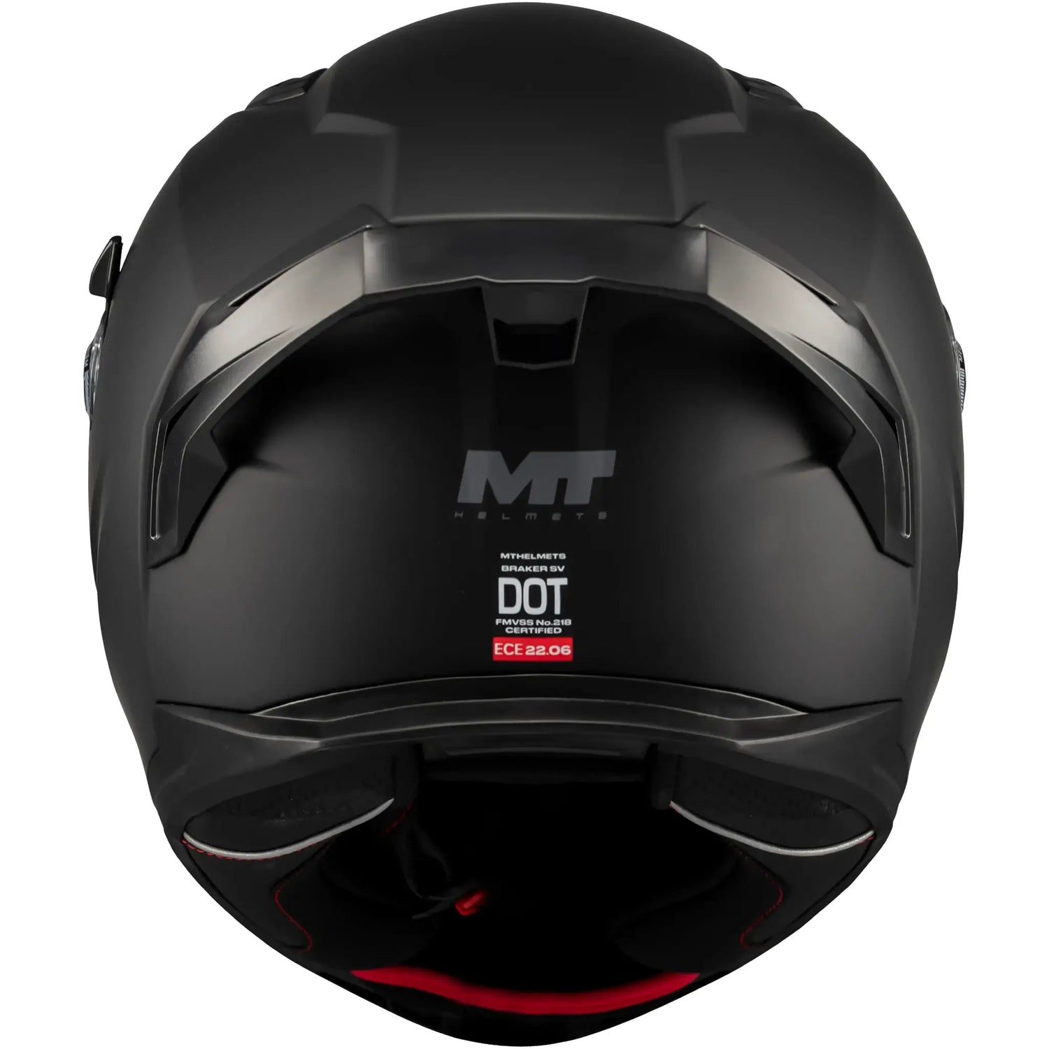 Casco MT Braker SV Pure A1 - Negro Mate