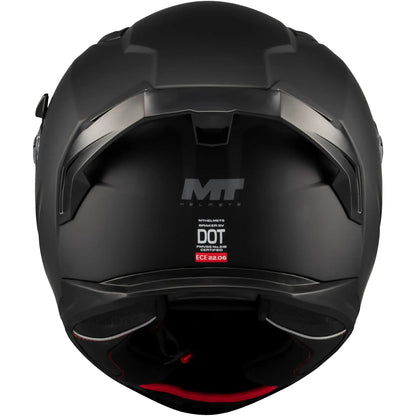 Casco MT Braker SV Pure A1 - Negro Mate