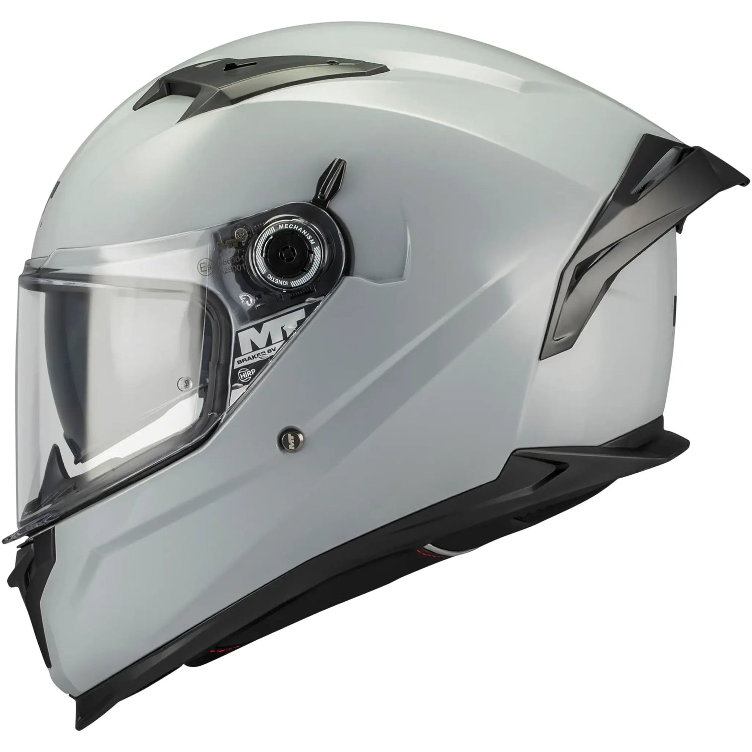Casco MT Braker SV Pure A12 - Gris Brillo