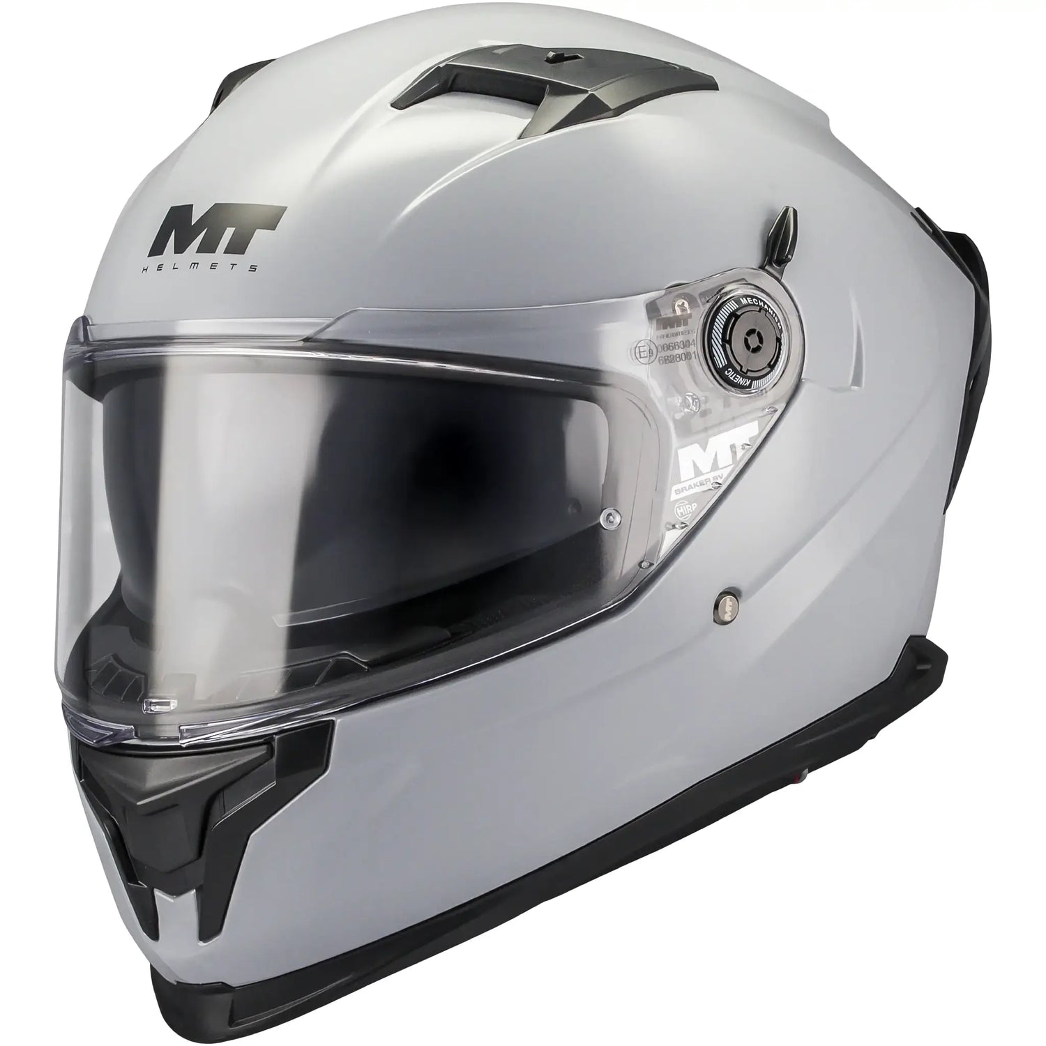 Casco MT Braker SV Pure A12 - Gris Brillo