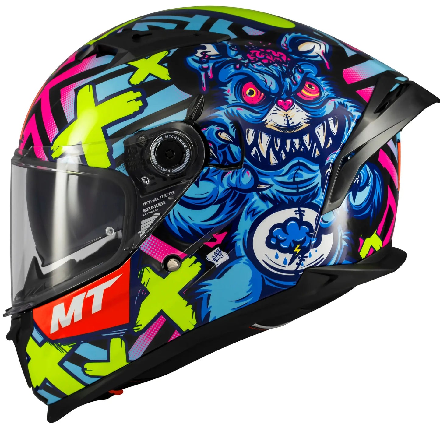Casco MT Braker SV Crazy Teddy B7