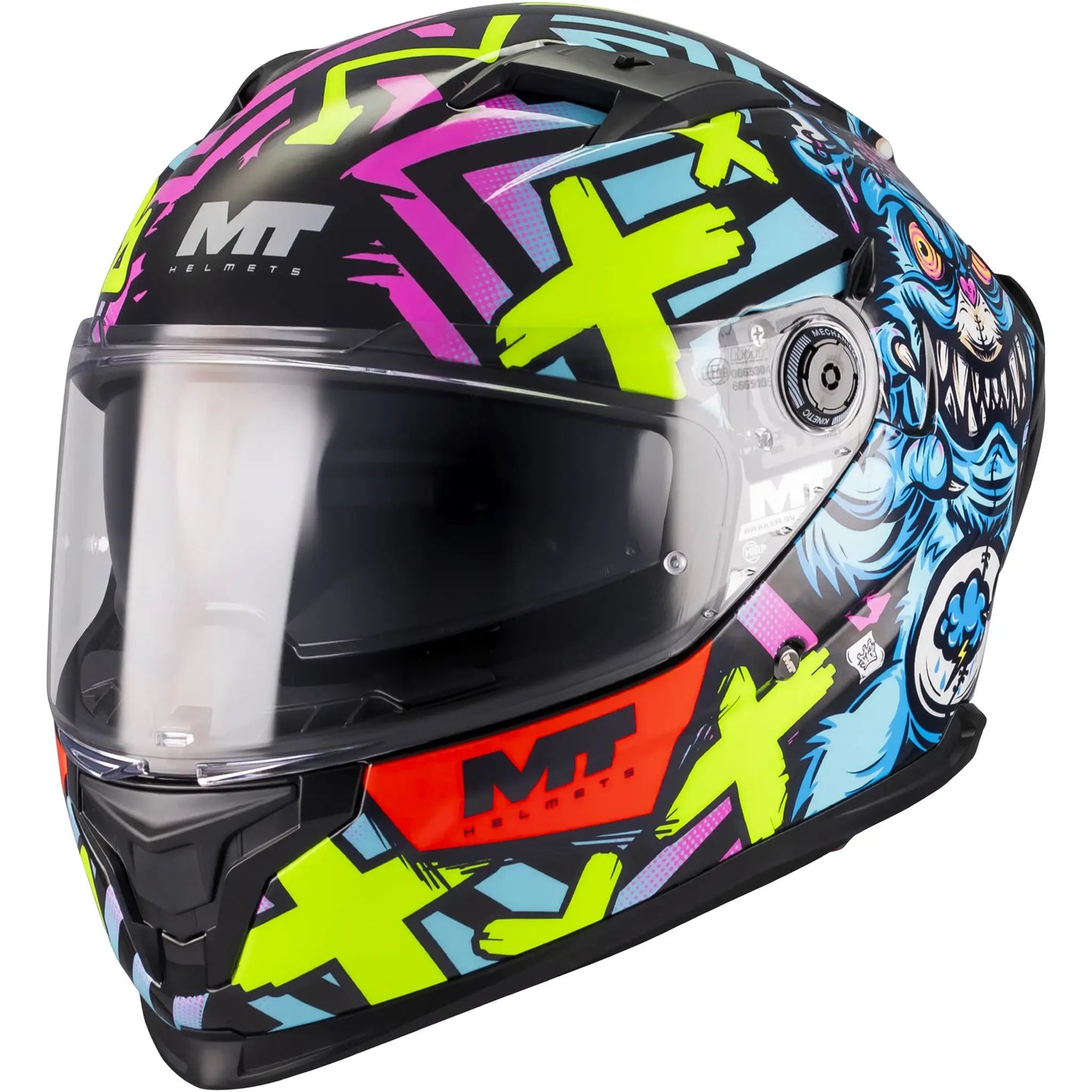 Casco MT Braker SV Crazy Teddy B7