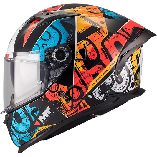 Capacete MT Braker SV Blackboard B5 - Multicolor Brilho