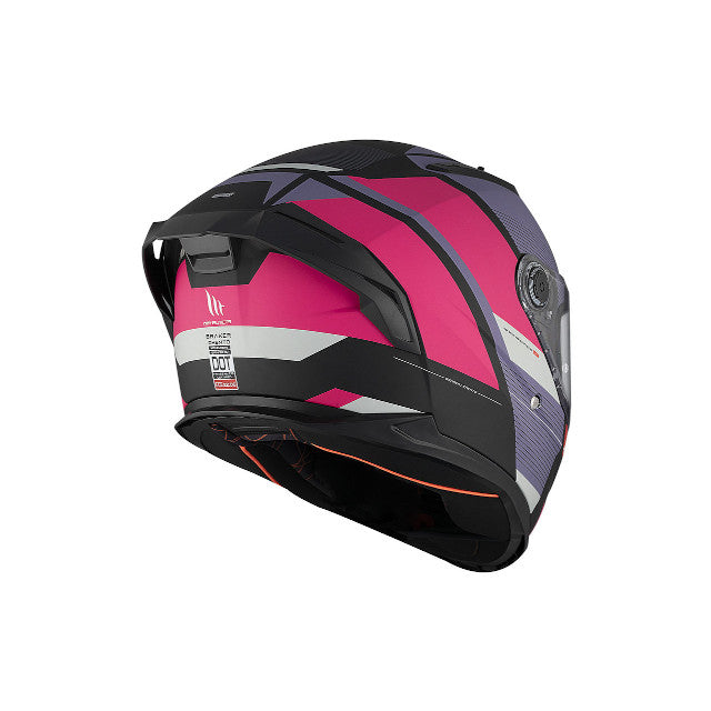 Casco integral MT Helmets Braker SV Chento B9 rosa/violeta mate