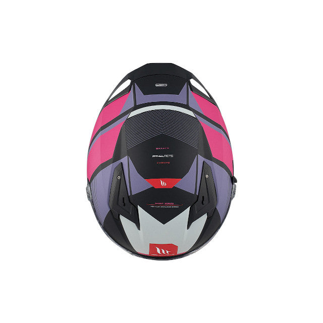 Casco integral MT Helmets Braker SV Chento B9 rosa/violeta mate