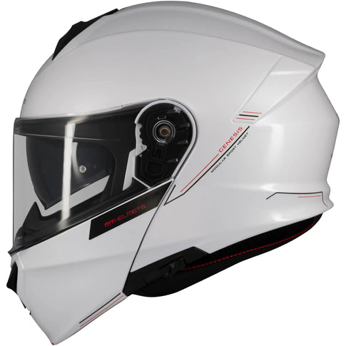 Casco MT Genesis SV Solid A0 - Blanco Brillo