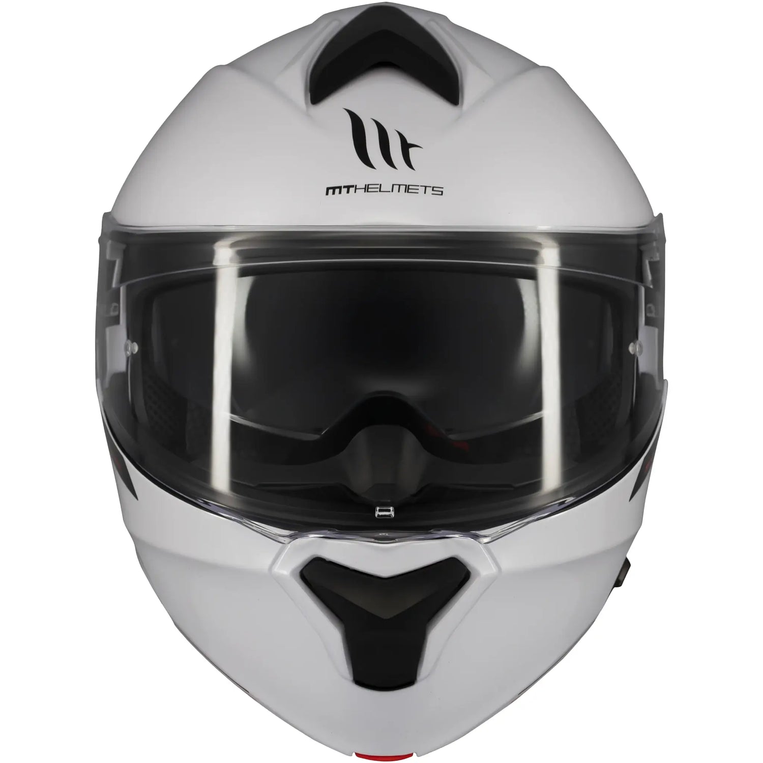 Casco MT Genesis SV Solid A0 - Blanco Brillo