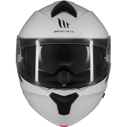 Casco MT Genesis SV Solid A0 - Blanco Brillo