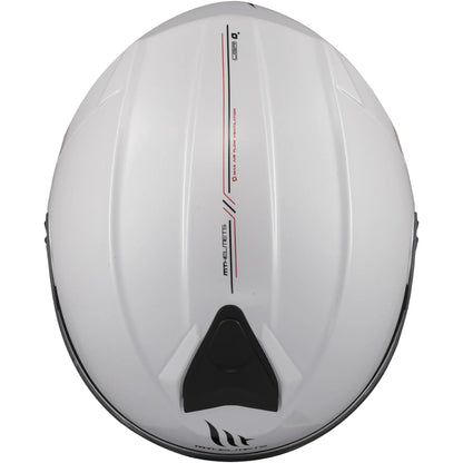 Casco MT Genesis SV Solid A0 - Blanco Brillo