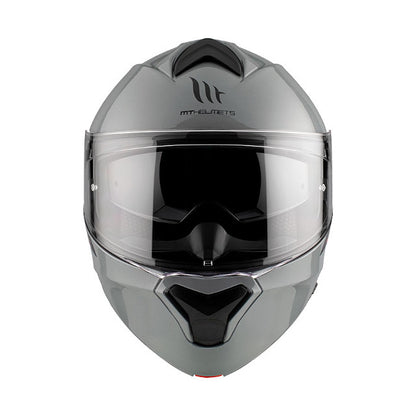 Casco modular MT Helmets Genesis SV Solid - gris brillo