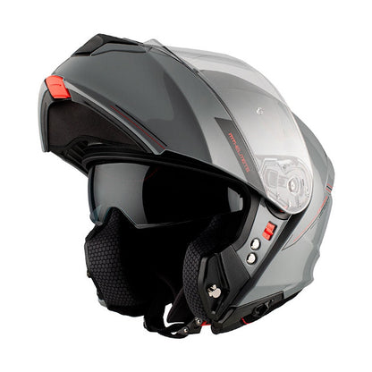 Casco modular MT Helmets Genesis SV Solid - gris brillo