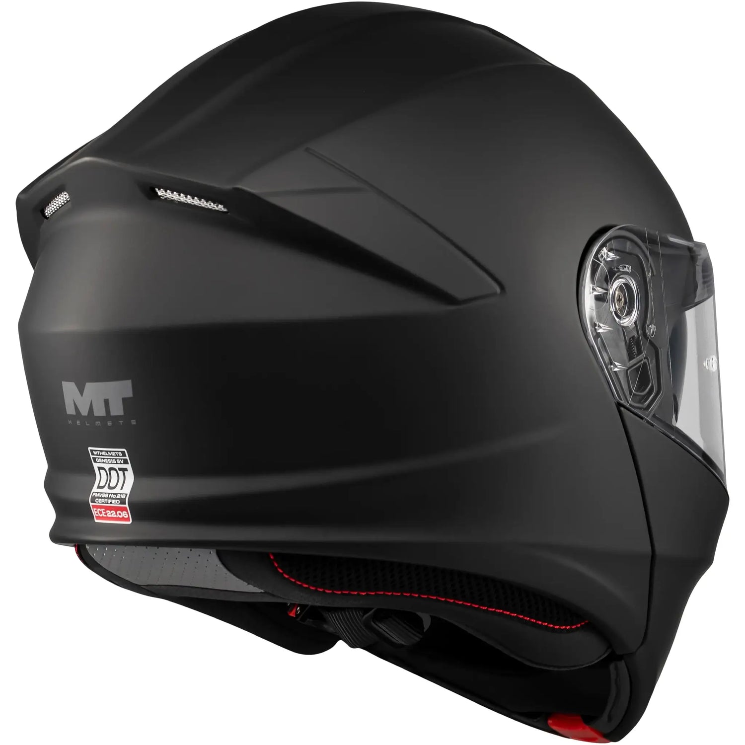 Casco MT Genesis SV Pure A1 - Negro Mate