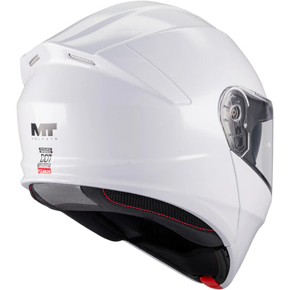 Casco MT Genesis SV Pure A0 - Blanco Brillo