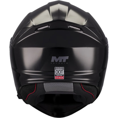 Casco MT Genesis SV Pure A1 - Negro Brillo