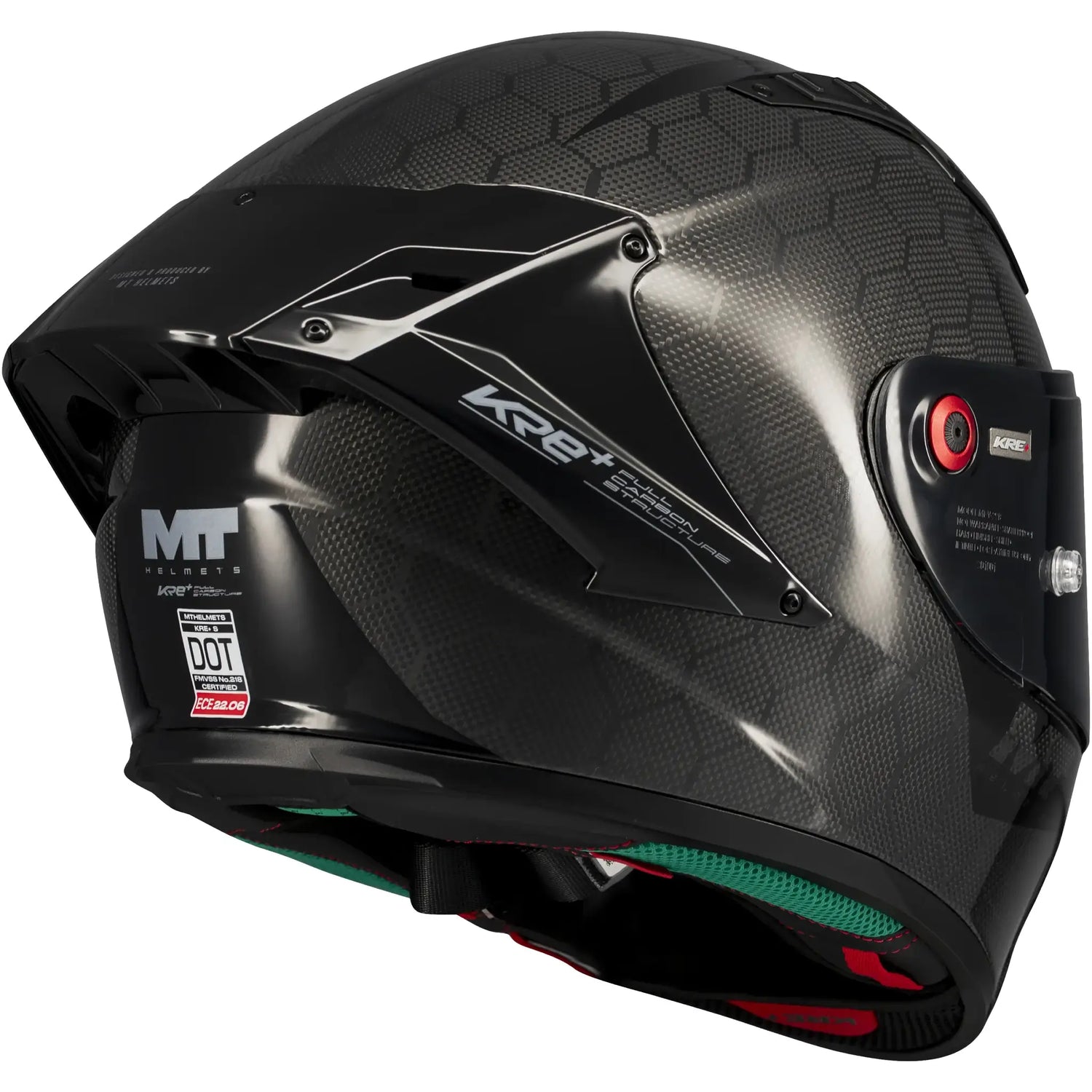 Casco MT KRE+ S Pure A1 - Carbono Brillo
