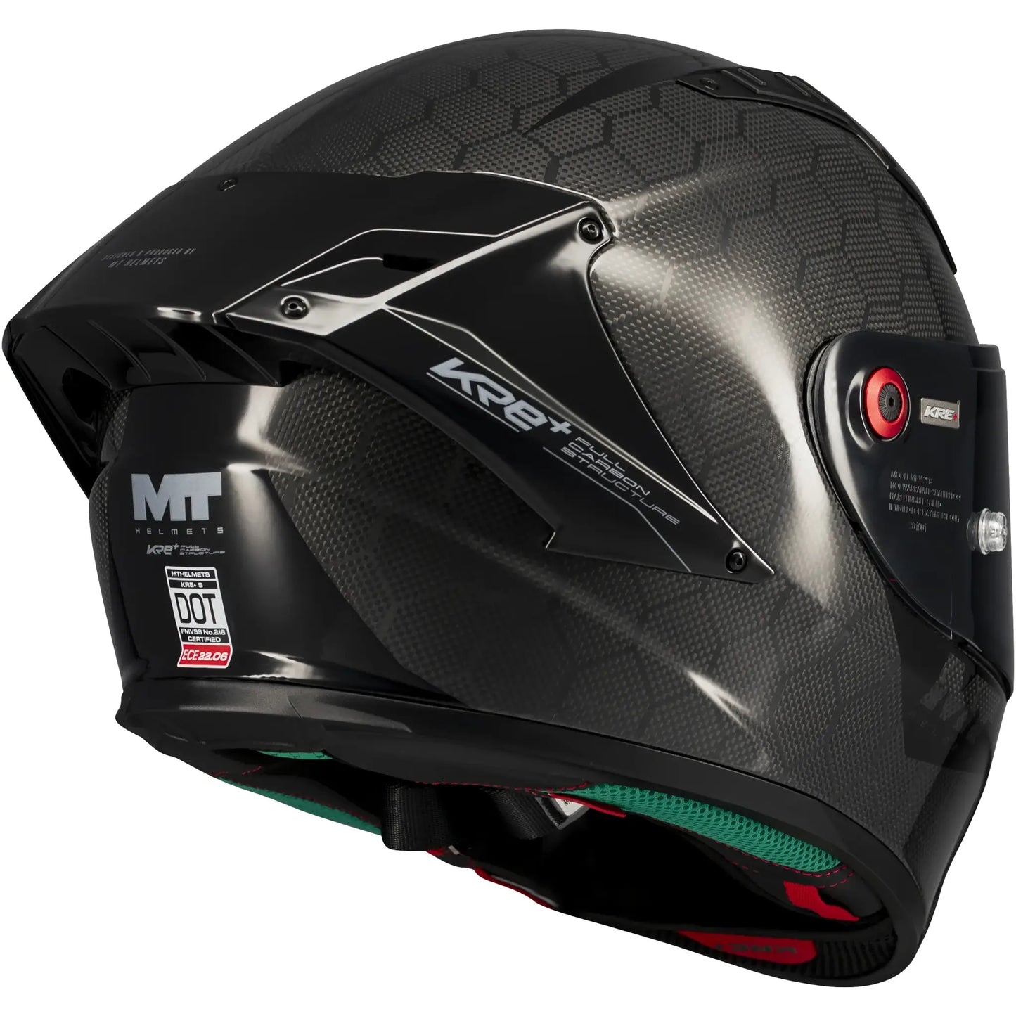 Casco MT KRE+ S Pure A1 - Carbono Brillo
