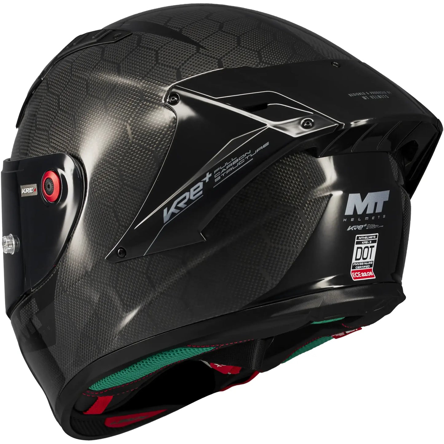 Casco MT KRE+ S Pure A1 - Carbono Brillo