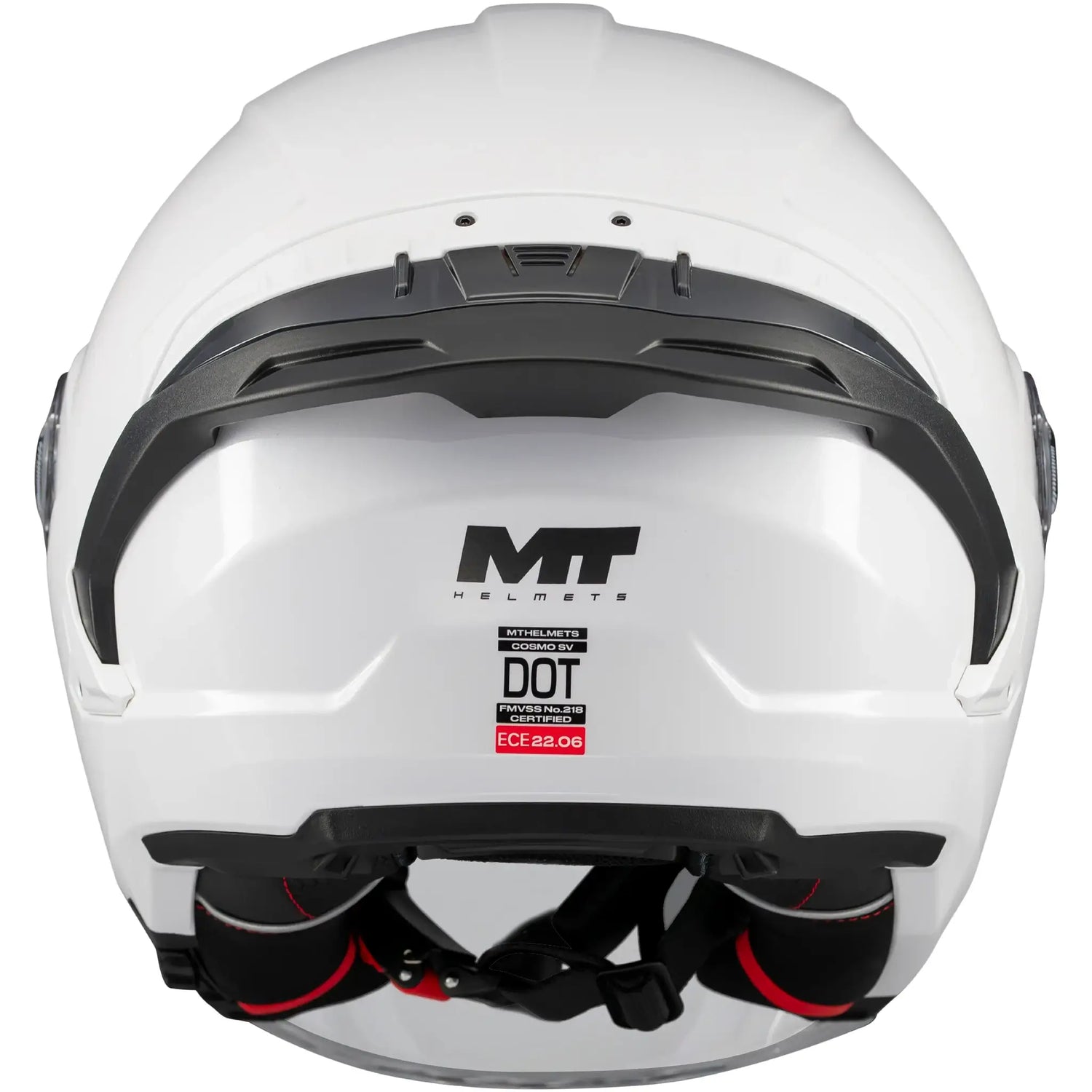Casco MT Cosmo SV Pure A0 - Blanco Brillo