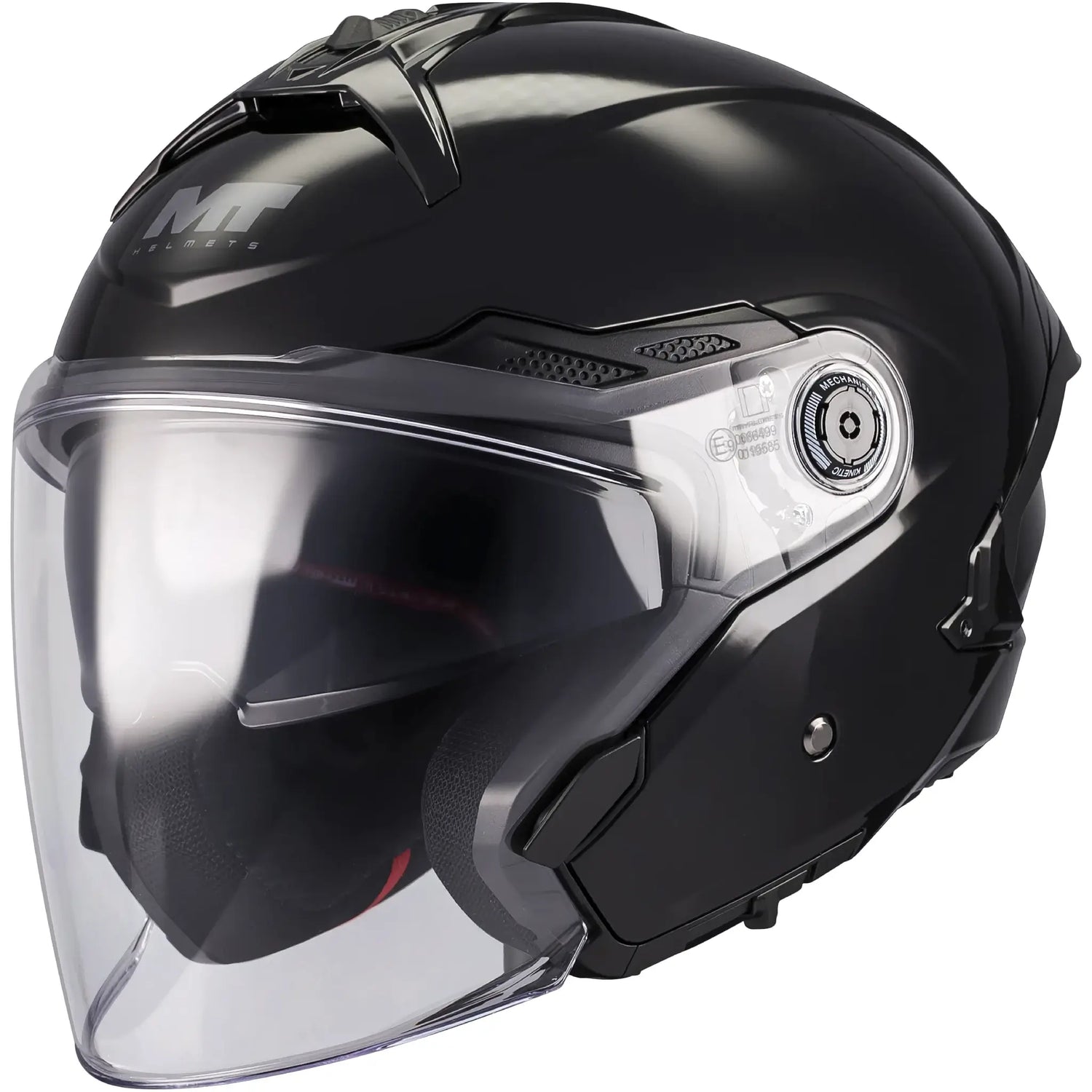 Casco MT Cosmo SV Pure A1 - Negro Brillo