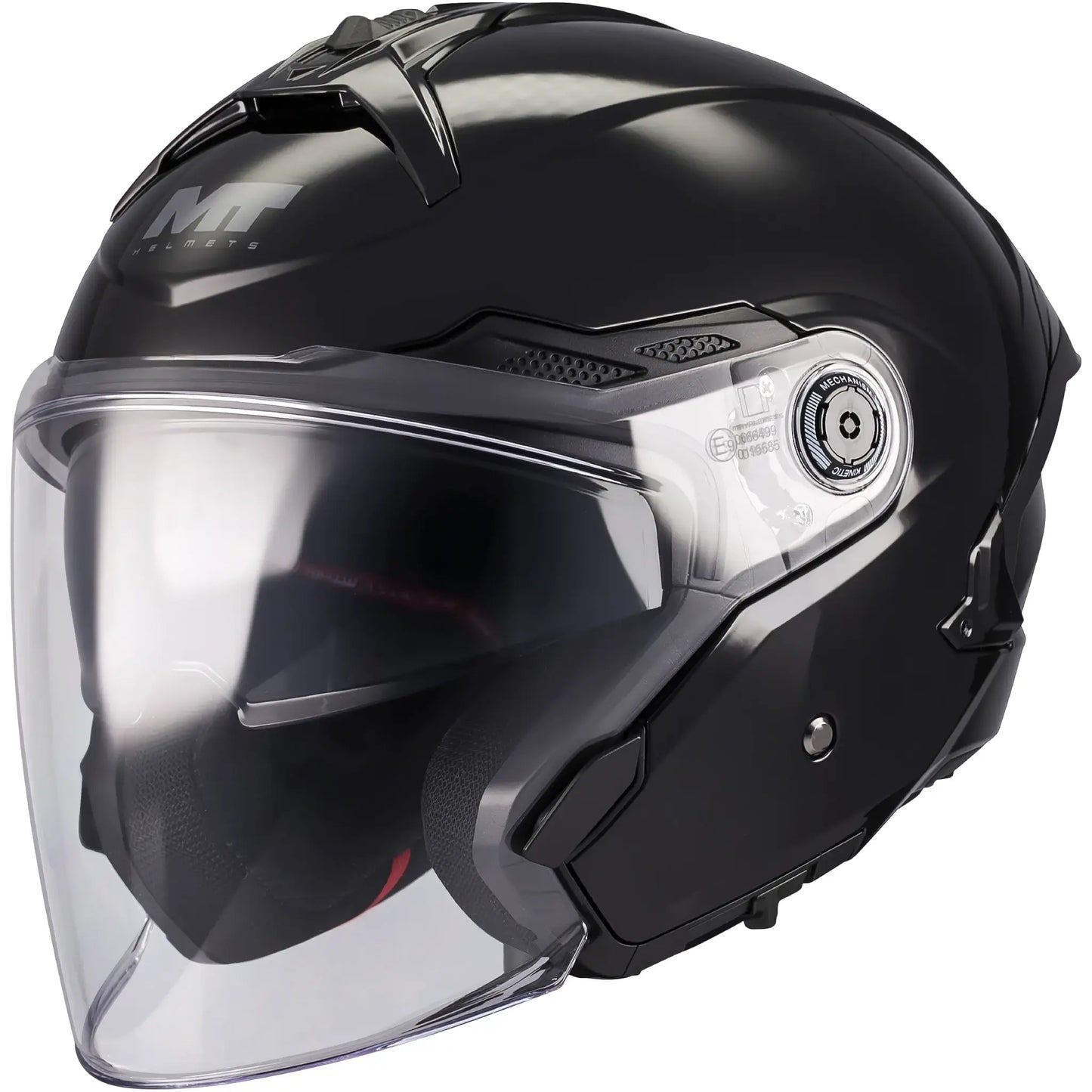 Casco MT Cosmo SV Pure A1 - Negro Brillo