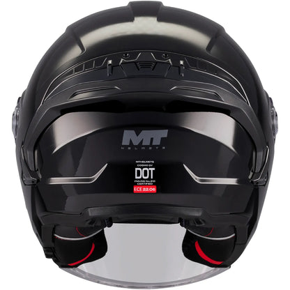 Casco MT Cosmo SV Pure A1 - Negro Brillo