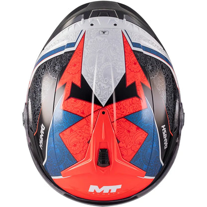 Jet helmet MT Cosmo SV Danish 26 Season C5 - Gray/Blue/Red Gloss