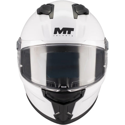 Casco MT Stinger 2 Kids Pure A0 - Blanco Brillo