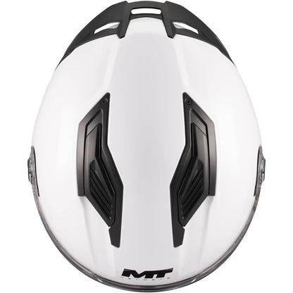 Casco MT Stinger 2 Kids Pure A0 - Blanco Brillo