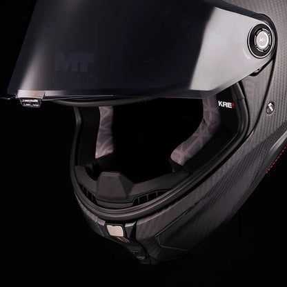 Casco MT KRE 2 PLUS FIM Racing#2 Pure A1 - Carbono Brillo