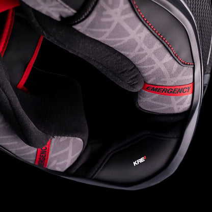 Casco MT KRE 2 PLUS FIM Racing#2 Pure A1 - Carbono Brillo