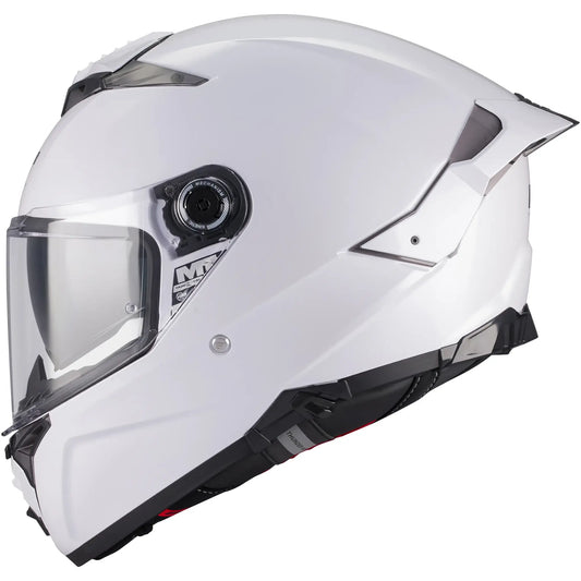 Casco MT Thunder 4 R SV Pure A0 - Blanco Brillo