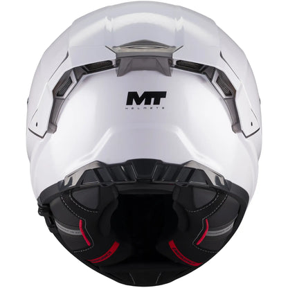 Casco MT Thunder 4 R SV Pure A0 - Blanco Brillo