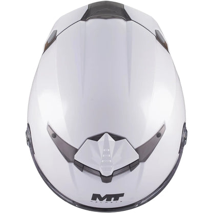 Casco MT Thunder 4 R SV Pure A0 - Blanco Brillo