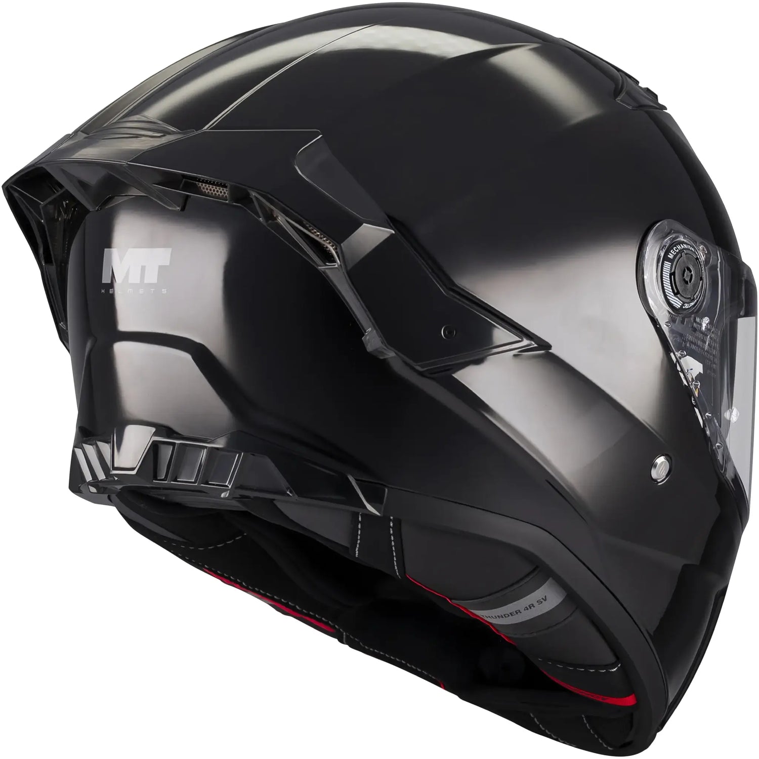 Casco MT Thunder 4 R SV Pure A1 - Negro Brillo