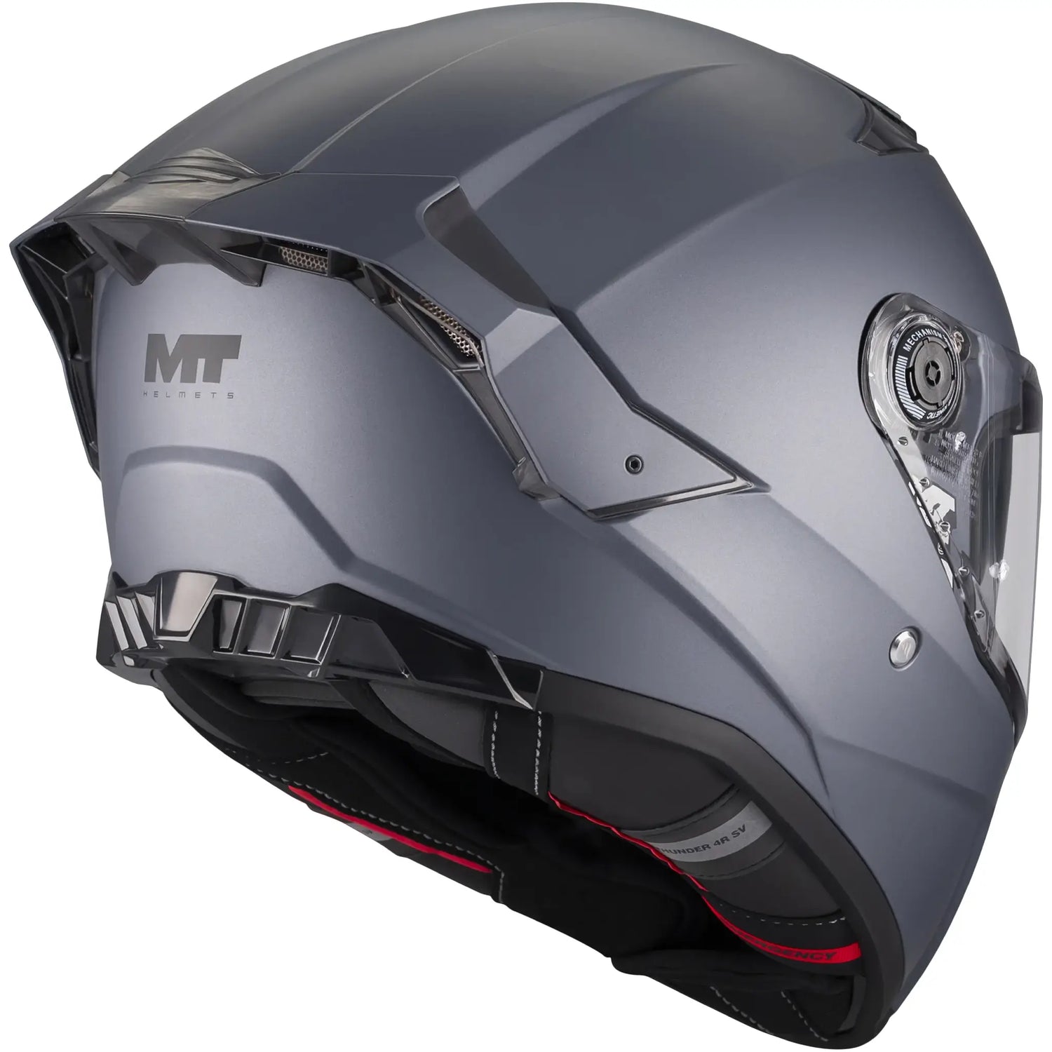 Casco MT Thunder 4 R SV Pure A2 - Titanio Mate