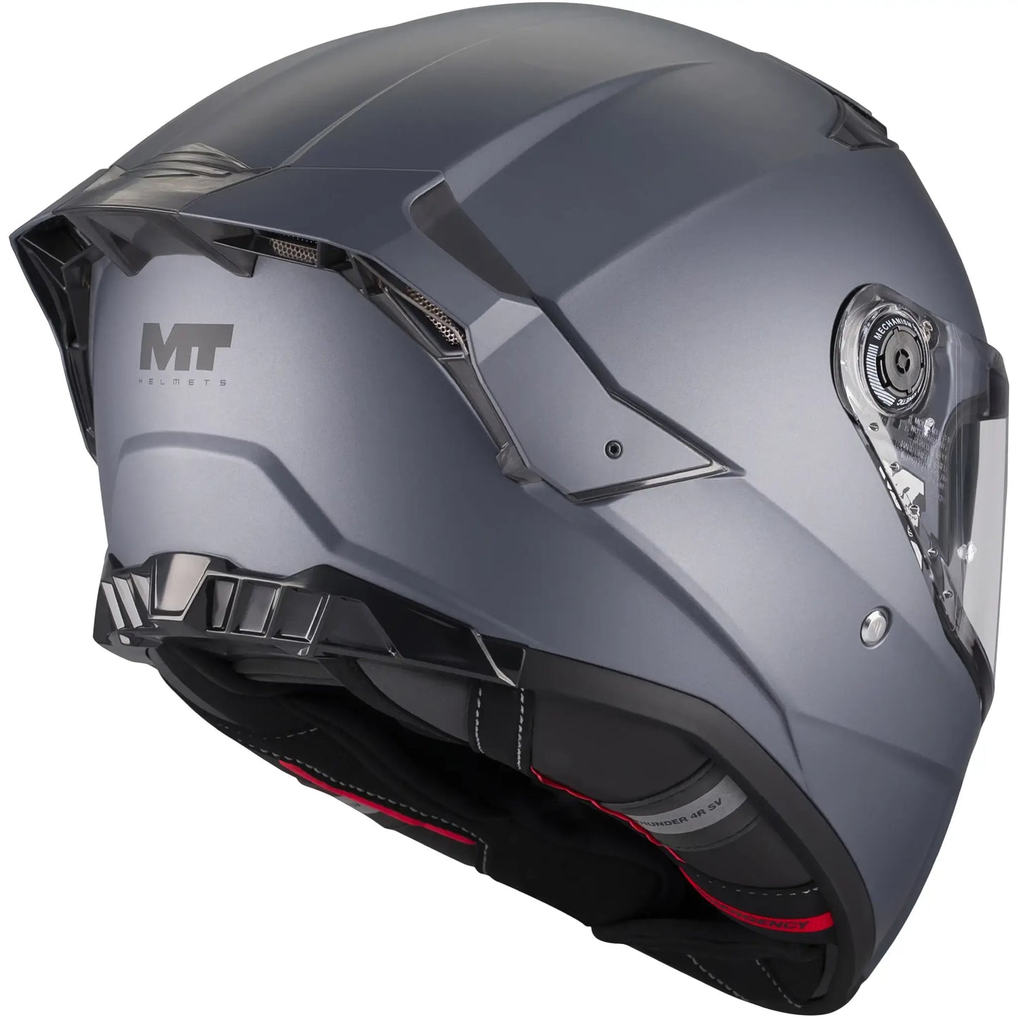 Casco MT Thunder 4 R SV Pure A2 - Titanio Mate