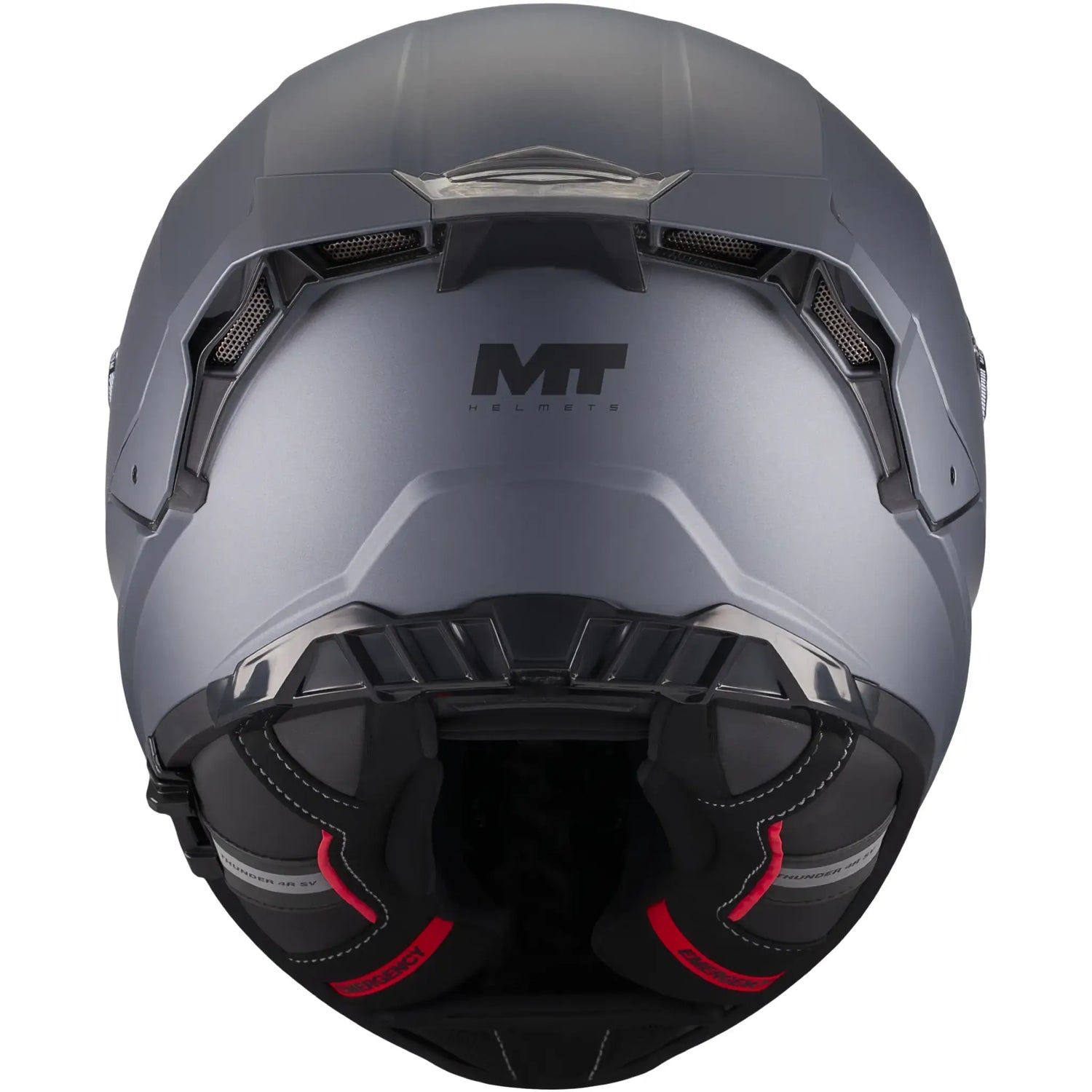 Casco MT Thunder 4 R SV Pure A2 - Titanio Mate